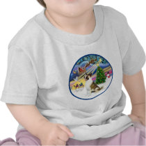 Xmas Magic and Akita T-shirts