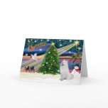 Xmas Magic-Samoyed cards