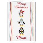 Xmas mum greeting card