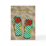 Xmas Party Flip Flops cards