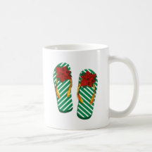 Xmas Party Flip Flops Coffee Mug