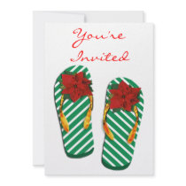 Xmas Party Flip Flops