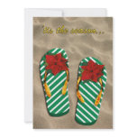 Xmas Party Flip Flops invitations