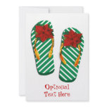Xmas Party Flip Flops invitations