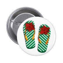 Xmas Party Flip Flops Pin