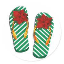Xmas Party Flip Flops
