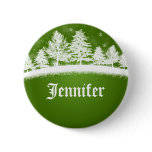 Xmas Party Name Tags Green buttons
