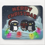 Xmas Penguins Mousepad mousepads