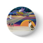 Xmas Star - Akita (brown-white) Pins