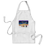 Xmas Sunrise - Five cats (AmSH) Apron