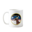 Xmas Sunrise PEACE - Brown Arabian Horse mugs