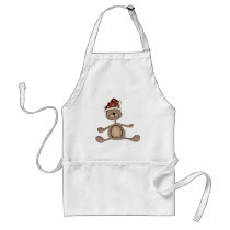 Xmas Teddy Bear Apron