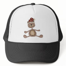 Xmas Teddy Bear Mesh Hats