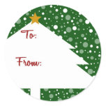 Xmas Tree Gift Sticker