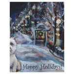 xmas westie happy holiday greeting flyers