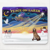 XmasSunrise-BLoodhound Mouse Mats