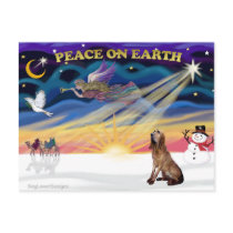XmasSunrise-BLoodhound Postcard