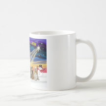 XmasSunrise-Three Cocker Spaniels Coffee Mug