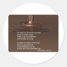 Xocai Liefhebber Ronde Sticker