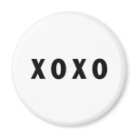 XOXO Black magnets