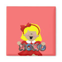 XOXO Girl magnets