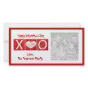 XOXO Valentine's Day Photo Cards photo cards