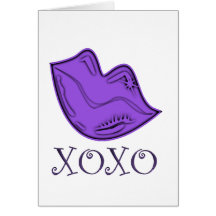XOXOkiss Greeting Card