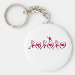 XOXOXO KEY CHAINS