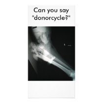 xray, Can you say "donorcycle?" Photo Greeting Card