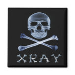 XRAY PIRATE Flag RADIOLOGY JOLLY ROGER magnets
