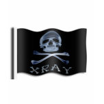 XRAY PIRATE Flag RADIOLOGY JOLLY ROGER t-shirts