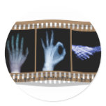 XRAY SIGN LANGUAGE FILM - HAND OK HANDSHAKE stickers