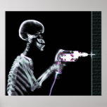 XRAY SKELETON DRILL ORIGINAL COLORS posters