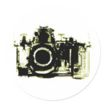 XRAY VISION CAMERA BLACK YELLOW STICKERS