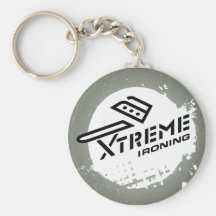 Xtreme Ironing Keychain 2