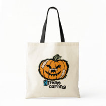 Xtreme Pumpkin Carving Tote Bags