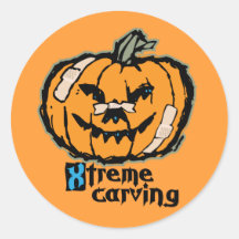 Xtreme Pumpkin Carving Stickers