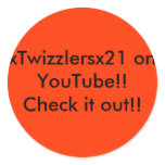 xTwizzlersx21 on YouTube!! Check it out!! stickers