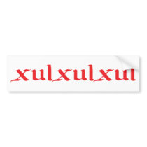 xulxulxul bumper sticker