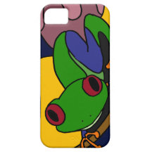 XW- Tree Frog Abstract Art