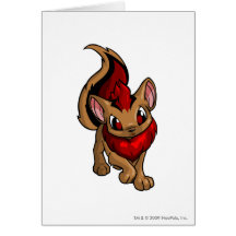 Xweetok Red Greeting Card