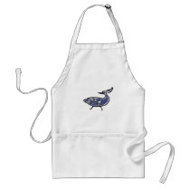 XX- Artistic Blue Whale Apron