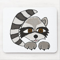 XX- Artistic Racoon Mousepad