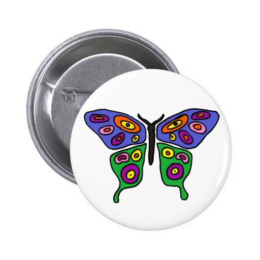 XX- Awesome Butterfly Art Button