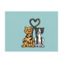 XX- Awesome Kitty Cat Love Postcard