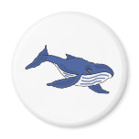 XX- Blue Whale Cartoon Magnets