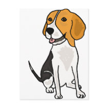 XX- Cute Beagle Cartoon Post Cards