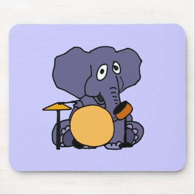 Elephant Playing Drums