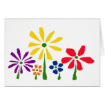 XX- Floral Art Daisy Design Greeting Cards