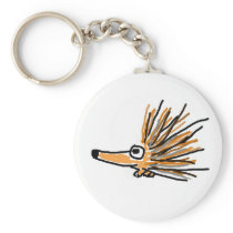 XX- Funky Porcupine Keychain